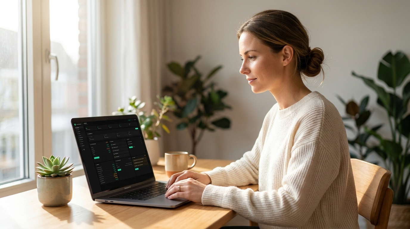 Founder checkt research-resultaten aan haar bureau