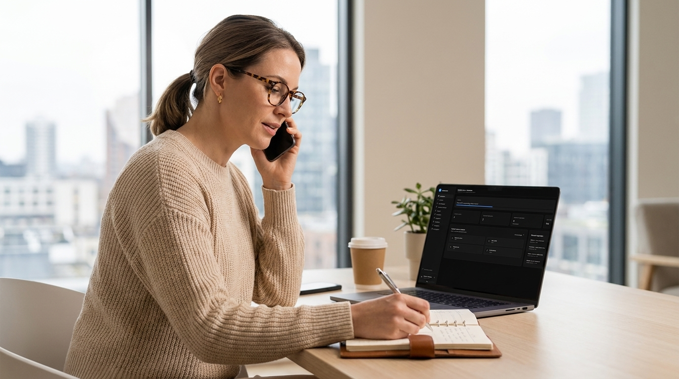 Account manager werkt met Agency Dashboard