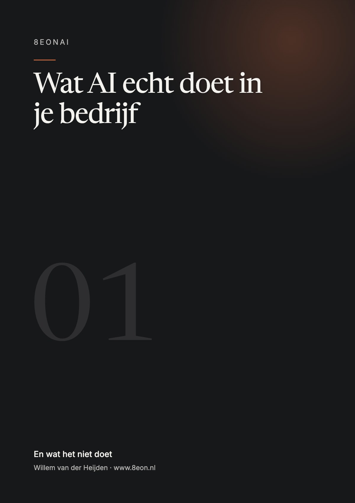 Omslag van Wat AI echt doet in je bedrijf