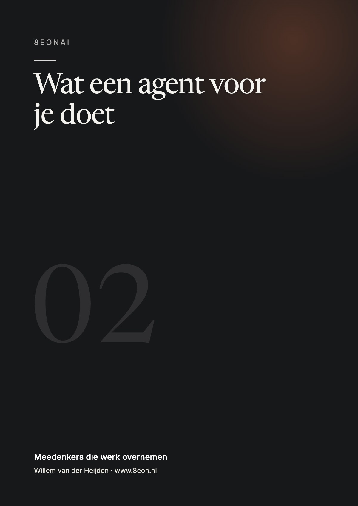 Omslag van Wat een agent voor je doet